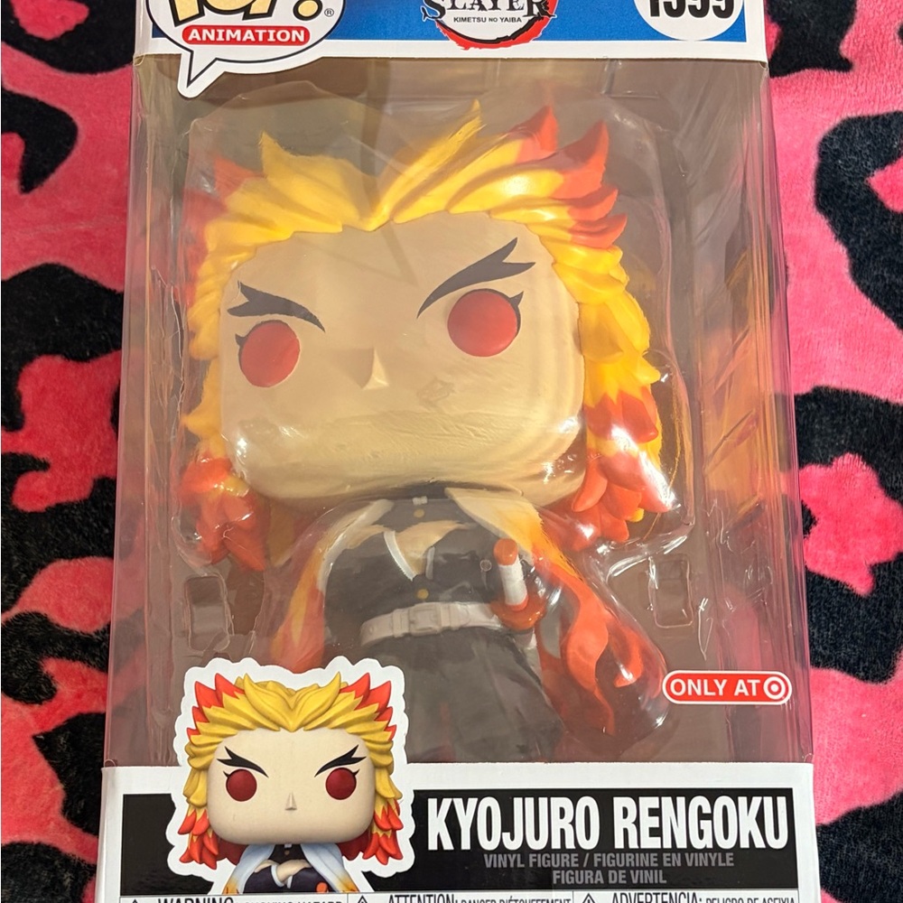 Funko Animation Kyojuro Rengoku Figure - Red and Yellow